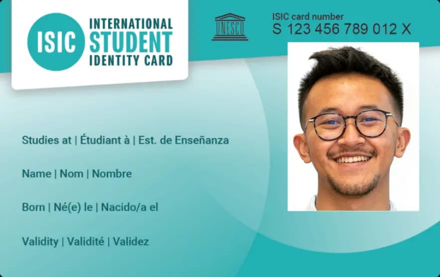 ISIC Card Photo (International Student Identity Card)