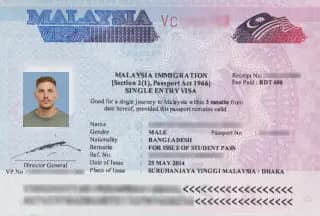 Malaysia Visa Photo