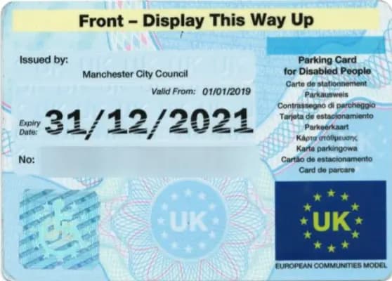 UK Blue Badge