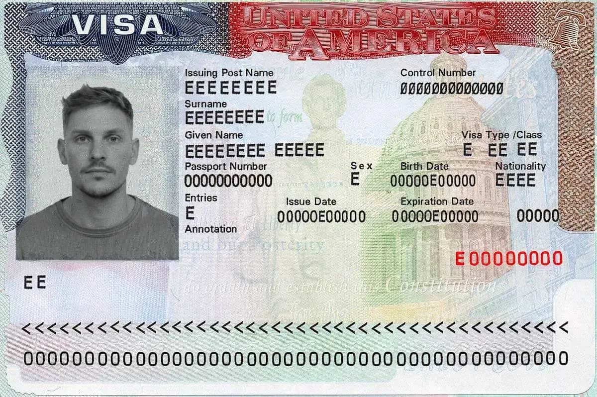 US Visa Photo